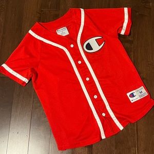 CHAMPION BASEBALL BUTTON UP JERSEY